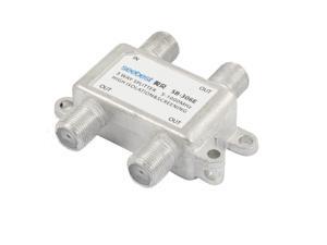 Silver Tone 3 Way Cable TV CATV Directional Signal Splitter Combiner Silver Tone 3 Way Cable TV CATV Directional Signal Splitter Combiner