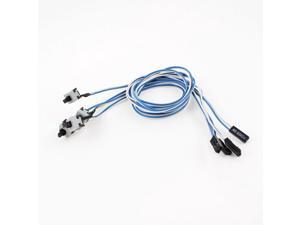 Push Button Reset Switch Power Supply Connector Cord for Desktop PC 4 Pcs Push Button Reset Switch Power Supply Connector Cord for Desktop PC 4 Pcs