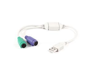 USB 2.0 to PS/2 Adapter Mouse Keyboard Y Splitter Cable Converter 35cm USB 2.0 to PS/2 Adapter Mouse Keyboard Y Splitter Cable Converter 35cm
