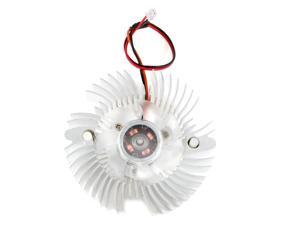 80mm Silver Tone Aluminum PC Computer VGA Cooler Video Card Cooling Fan Heatsink 80mm Silver Tone Aluminum PC Computer VGA Cooler Video Card Cooling Fan Heatsink