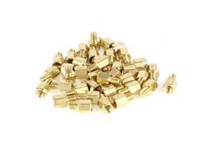 38 Pcs PC PCB Motherboard Gold Tone Brass Standoff Hexagonal Spacer M3 5+4mm 38 Pcs PC PCB Motherboard Gold Tone Brass Standoff Hexagonal Spacer M3 5+4mm