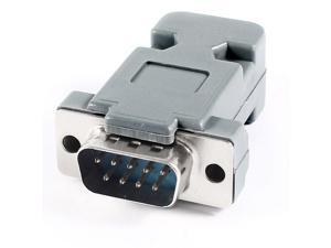 RS232 Serial Port DB9 9 Pin Male Plug PC Computer Cable Connector Adapter RS232 Serial Port DB9 9 Pin Male Plug PC Computer Cable Connector Adapter