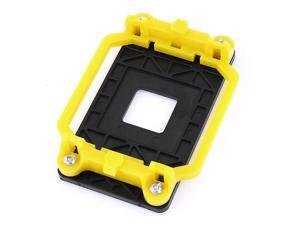 AMD AM2 940 Socket CPU Fan Heatsink Bracket Holder Base Yellow Black AMD AM2 940 Socket CPU Fan Heatsink Bracket Holder Base Yellow Black