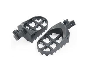 Black Aluminium Wide Fat Motorcycle Foot Pegs For Honda Footrest Pit bike Black Aluminium Wide Fat Motorcycle Foot Pegs For Honda Footrest Pit bike