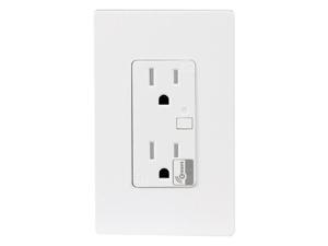 Enerwave ZW15R Z-Wave Wireless 120VAC 15A Tamper Resistant (TR) Duplex Receptacle with Two Wall Plates Enerwave ZW15R Z-Wave Wireless 120VAC 15A Tamper Resistant (TR) Duplex Receptacle with Two Wall Plates