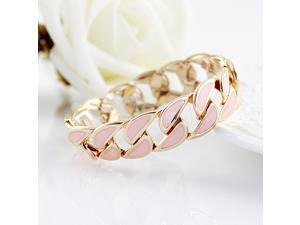 Fashion Jewelry Gold Color Alloy Hollow Out Colorful Enamel Braided Concise Bracelets and Bangles Fashion Jewelry Gold Color Alloy Hollow Out Colorful Enamel Braided Concise Bracelets and Bangles