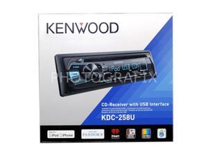 Kenwood KDC-258U Car CD Receiver with Front USB and Aux Inputs New KDC258U Kenwood KDC-258U Car CD Receiver with Front USB and Aux Inputs New KDC258U