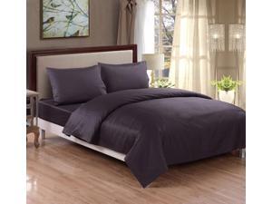 Honeymoon Cotton 400 Thread Count 4Pcs Bedding Sheet Set - Queen Size - Dark Gray Honeymoon Cotton 400 Thread Count 4Pcs Bedding Sheet Set - Queen Size - Dark Gray