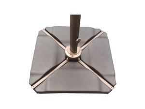 Abba Patio Plastic Umbrella Base Plate Set for Cantilever Offset Umbrella in Black Abba Patio Plastic Umbrella Base Plate Set for Cantilever Offset Umbrella in Black