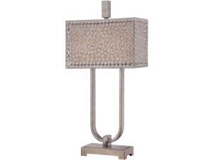 Quoizel 2 Light Confetti Table Lamp in Old Silver - CKCF6330OS Quoizel 2 Light Confetti Table Lamp in Old Silver - CKCF6330OS