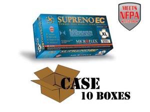 Microflex - Blue Supreno EC Nitrile Powder-Free Disposable Gloves, Textured - Case - Size: XX-Large Microflex - Blue Supreno EC Nitrile Powder-Free Disposable Gloves, Textured - Case - Size: XX-Large
