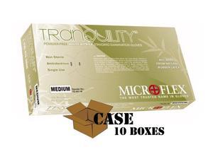 Microflex - Tranquility - Powder-Free White Nitrile Exam Gloves - Case - Size: Small Microflex - Tranquility - Powder-Free White Nitrile Exam Gloves - Case - Size: Small