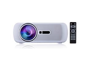 iRULU Portable Multimedia 1000 Lumens Mini LED Projector with VGA USB SD AV HDMI for Home Cinema Theater Child Games White iRULU Portable Multimedia 1000 Lumens Mini LED Projector with VGA USB SD AV HDMI for Home Cinema Theater Child Games White