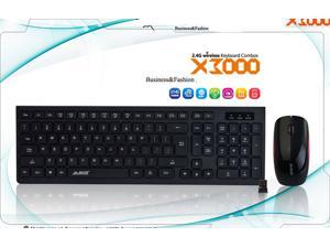 Jazz Wireless Mouse 2.4G wireless mouse and keyboard set light tone keypad light saving light saving X3000 Jazz Wireless Mouse 2.4G wireless mouse and keyboard set light tone keypad light saving light saving X3000