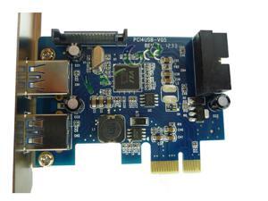 USB3.0 PCIe Card PCI-express 19-pin 20pin USB3.0 expansion card USB3.0 PCIe Card PCI-express 19-pin 20pin USB3.0 expansion card