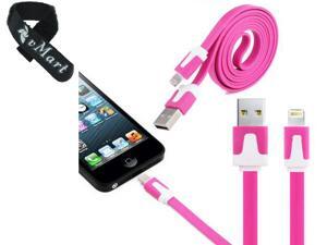 8 Pin USB Noodle Data Sync Charger Cable Cord for iPhone 6 6S iPhone 5 5s iPod Touch Lightning Connector to USB Cable compatible with the newest iOS 9 and beyond - Charge and Sync Cable 8 Pin USB Noodle Data Sync Charger Cable Cord for iPhone 6 6S iPhone 5 5s iPod Touch Lightning Connector to USB Cable compatible with the newest iOS 9 and beyond - Charge and Sync Cable