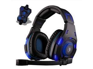 New Sades SA-907 Stereo 7.1 Surround Professional Headset Pro Games Headphones Black New Sades SA-907 Stereo 7.1 Surround Professional Headset Pro Games Headphones Black