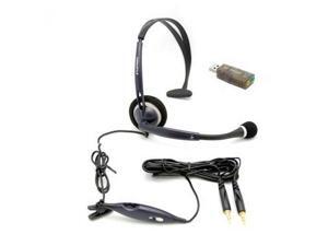 New Plantronics Audio 50 Analog & USB Headset for Gaming Chat PC MAC New Plantronics Audio 50 Analog & USB Headset for Gaming Chat PC MAC