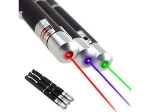 3pcs 5mW 532NM Powerful Laser Pointer Pen Combo Green + Blue / Violet + Red 3pcs 5mW 532NM Powerful Laser Pointer Pen Combo Green + Blue / Violet + Red