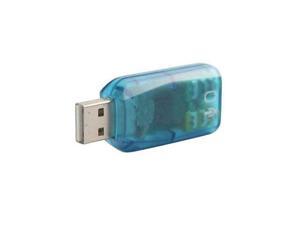 USB 2.0 Mic Speaker 5.1 Audio Sound Card Adapter Blue USB 2.0 Mic Speaker 5.1 Audio Sound Card Adapter Blue