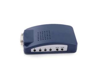 New PC MAC VGA to TV AV Composite RCA S-Video Converter Box New PC MAC VGA to TV AV Composite RCA S-Video Converter Box