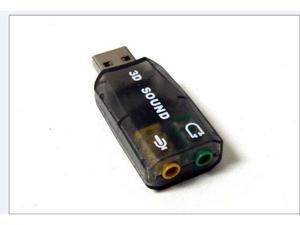 New Lot 5Pcs New USB V5.1 3D Sound Card Audio Adapter for PC Skype Headset Coffee New Lot 5Pcs New USB V5.1 3D Sound Card Audio Adapter for PC Skype Headset Coffee