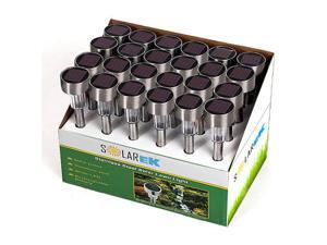 Solar Lawn Garden Lights 24 Pack Solarek Stainless Steel Quality Outdoor Solar Lawn Garden Lights 24 Pack Solarek Stainless Steel Quality Outdoor