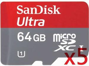 64GB Mobile Ultra Micro SDHC SD UHS-I Memory Card 30 MBps Class 10 C10 with retail package + Adapter for sandisk +mini M2 USB reader - Pack of 5 64GB Mobile Ultra Micro SDHC SD UHS-I Memory Card 30 MBps Class 10 C10 with retail package + Adapter for sandisk +mini M2 USB reader - Pack of 5