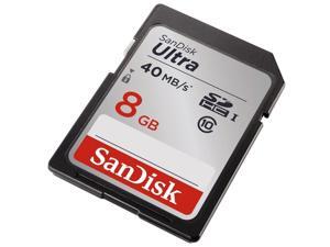 SanDisk 8GB Ultra SD SDHC Class 10 Memory Card 40MB/s - Pack of 10 SanDisk 8GB Ultra SD SDHC Class 10 Memory Card 40MB/s - Pack of 10
