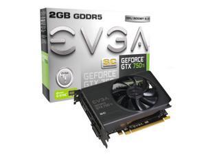 New EVGA NVIDIA GeForce GTX 750 Ti OC 2GB GDDR5 DVI/HDMI/DisplayPort pci-e New EVGA NVIDIA GeForce GTX 750 Ti OC 2GB GDDR5 DVI/HDMI/DisplayPort pci-e