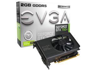 EVGA NVIDIA GeForce GTX 750 Ti 2GB GDDR5 DVI/HDMI/DisplayPort pci-e Video EVGA NVIDIA GeForce GTX 750 Ti 2GB GDDR5 DVI/HDMI/DisplayPort pci-e Video