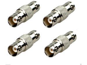 Lot 4 - BNC CCTV Coax Coaxial Cable Coupler Adapter Connector Female RG59 RG6 Lot 4 - BNC CCTV Coax Coaxial Cable Coupler Adapter Connector Female RG59 RG6
