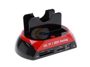 High quality 2.5" 3.5" SATA/IDE HDD 2-Dock Docking Station e-SATA USB Hub High quality 2.5" 3.5" SATA/IDE HDD 2-Dock Docking Station e-SATA USB Hub