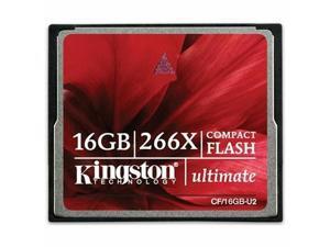 Kingston Ultimate 16GB/32GB/64GB Compact Flash (CF) 266X Flash Card Model CF/U2 Kingston Ultimate 16GB/32GB/64GB Compact Flash (CF) 266X Flash Card Model CF/U2