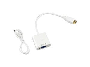 New 3.5mm HDMI to VGA + Audio Cable Adapter Converter Male To Female HDMI to VGA Video Converter adapter 1080P New 3.5mm HDMI to VGA + Audio Cable Adapter Converter Male To Female HDMI to VGA Video Converter adapter 1080P