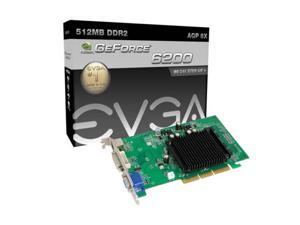 EVGA nVidia GeForce 6200 512MB VGA/DVI/TV-out AGP Video Card shipping from US EVGA nVidia GeForce 6200 512MB VGA/DVI/TV-out AGP Video Card shipping from US