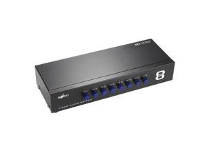 MT-VIKI 8 Ports 8-In 1-Out AV RCA Splitter Selector Switch Adapter MT-831AV MT-VIKI 8 Ports 8-In 1-Out AV RCA Splitter Selector Switch Adapter MT-831AV