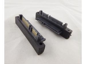 Premium SATA (7+15 Pin) 22Pin Male to SAS Female Jack Angled Adapter Premium SATA (7+15 Pin) 22Pin Male to SAS Female Jack Angled Adapter