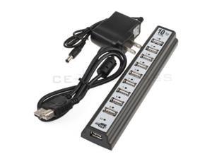 New 10 PORTS USB HUB 2.0 High Speed /Power AC Adapter 7 New 10 PORTS USB HUB 2.0 High Speed /Power AC Adapter 7