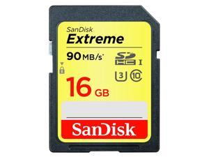 SanDisk 16GB SD extreme U3 4K 60090mb/s 16G SDHC UHS-I - Pack of 2 SanDisk 16GB SD extreme U3 4K 60090mb/s 16G SDHC UHS-I - Pack of 2