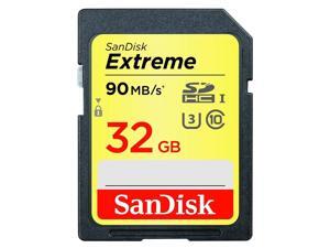 SanDisk 32GB SD extreme U3 4K 600X 90mb/s 16G SDHC UHS-I - Pack of 5 SanDisk 32GB SD extreme U3 4K 600X 90mb/s 16G SDHC UHS-I - Pack of 5