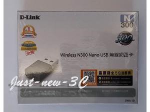 D-Link DWA-131 NEW N 300 Wireless Nano USB Adapter D-Link DWA-131 NEW N 300 Wireless Nano USB Adapter