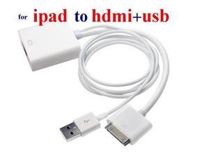 HD 1080P FOR ipad to HDMI and usb Dock Connector to HDMI with usb Adapter AV Cable HDTV TV Adapter for iPad 2 3 iPhone 4S 4 HD 1080P FOR ipad to HDMI and usb Dock Connector to HDMI with usb Adapter AV Cable HDTV TV Adapter for iPad 2 3 iPhone 4S 4