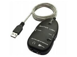 Guitar to USB Interface Link Audio Cable for MAC/PC MP3 Recording Adapter Guitar to USB Interface Link Audio Cable for MAC/PC MP3 Recording Adapter