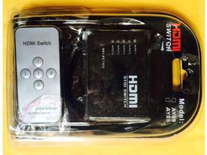5 Port HDMI Switcher Box HDMI 5x1 Switch 5 In 1 Out with IR Remote & 3D Support 5 Port HDMI Switcher Box HDMI 5x1 Switch 5 In 1 Out with IR Remote & 3D Support