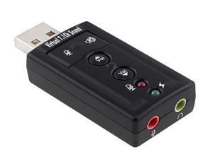 USB Sound Card With Virtual 7.1 Channel Surround Sound USB Sound Card With Virtual 7.1 Channel Surround Sound