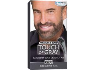 Just for Men Touch of Gray Mustache & Beard Dye Kit, Dark Brown & Black Just for Men Touch of Gray Mustache & Beard Dye Kit, Dark Brown & Black