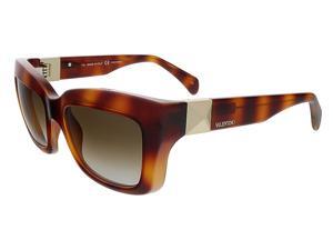 Valentino V692S 725 Blond Havana Rectangular Valentino Sunglasses Valentino V692S 725 Blond Havana Rectangular Valentino Sunglasses