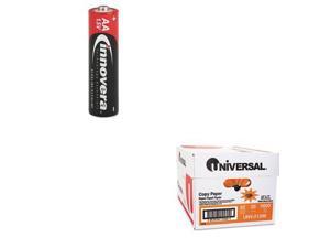 Shoplet Best Value Kit - Innovera Alkaline Batteries (IVR11024) and Universal... Shoplet Best Value Kit - Innovera Alkaline Batteries (IVR11024) and Universal...