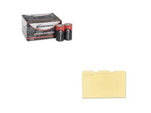 Shoplet Best Value Kit - Innovera Alkaline Batteries (IVR22012) and Universal... Shoplet Best Value Kit - Innovera Alkaline Batteries (IVR22012) and Universal...